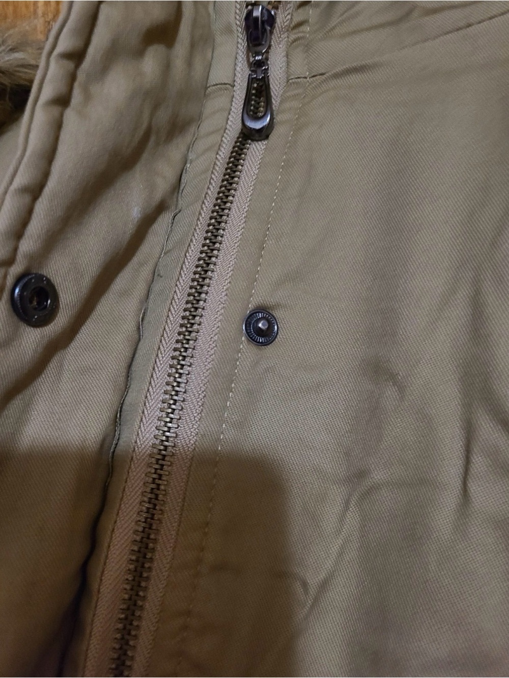 iloveSIA Size 12 Women's Hooded Sherpa Lined Parka Coat - Picture 8 of 9